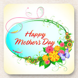 Glücklicher Muttertag 6 Untersetzer