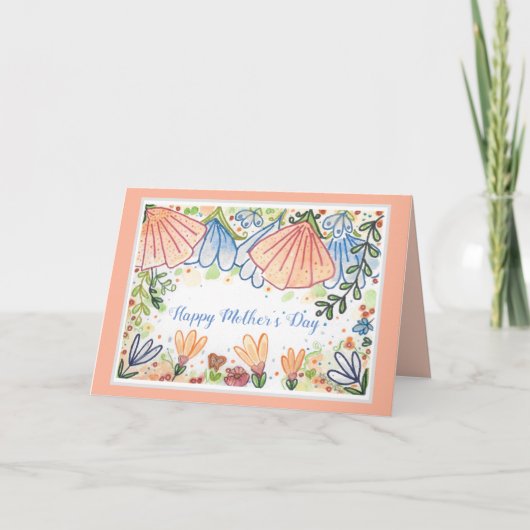 Glücklicher Muttertag anpassbar Karte (Vorderseite)