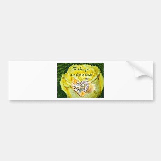 Glücklicher Muttertag_ Autoaufkleber (Vorne)