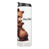 Glücklicher Muttertag: Bärenumarmung Thermosbecher (Nach rechts gedreht)