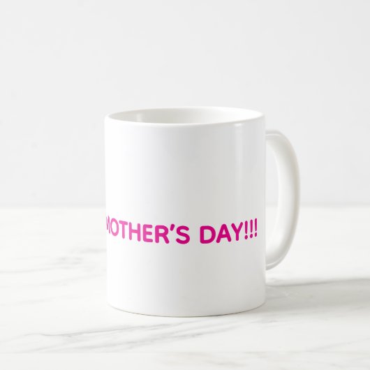 Glücklicher Muttertag Becher Kaffeetasse (VorderseiteRechts)