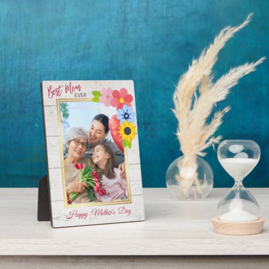 Glücklicher Muttertag, beste Mama je Fotoplatte (Seite)