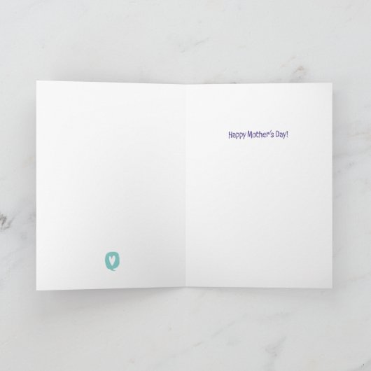 Glücklicher Muttertag - Bonus-Mama Dankeskarte (Innenseite)