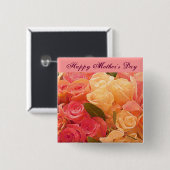 Glücklicher Muttertag_ Button (Vorne & Hinten)