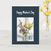 Glücklicher Muttertag Danke und Liebe Sie Karte (Gelbe Blume)