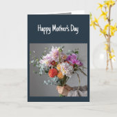 Glücklicher Muttertag Danke und Liebe Sie Karte (Gelbe Blume)