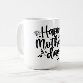 Glücklicher Muttertag - Eine Feier der Liebe Kaffeetasse (Vorderseite Links)