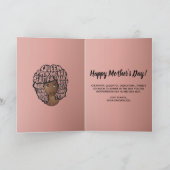 Glücklicher Muttertag, Ermutigung schwarzer Frauen Karte (Innenseite)