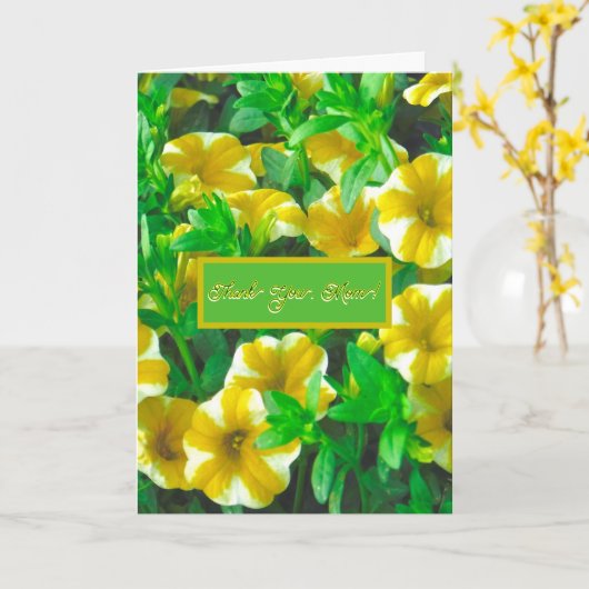 GLÜCKLICHER MUTTERTAG/ERWACHSENE TOCHTER ZU MUTTER KARTE (Gelbe Blume)