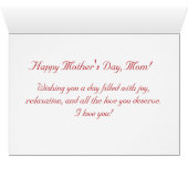 Glücklicher Muttertag, Eulen (Innenansicht Horizontal (Unten))