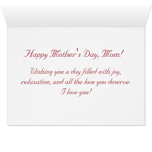 Glücklicher Muttertag, Eulen (Innenansicht Horizontal (Unten))