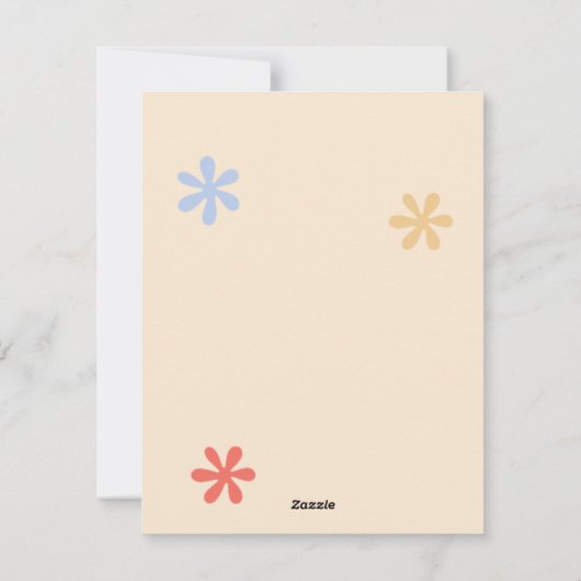 Glücklicher Muttertag Feiertagskarte (Rückseite)