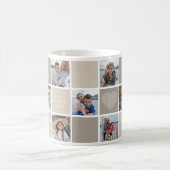 Glücklicher Muttertag-Fotogitter-Andenken Kaffeetasse (Mittel)
