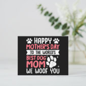 Glücklicher Muttertag für die weltbeste Mama für H (Stehend Vorderseite)