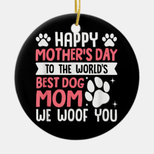 Glücklicher Muttertag für die weltbeste Mama für H Keramik Ornament