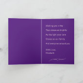 Glücklicher Muttertag für meine Schwiegermutter Li Karte (Innenseite)