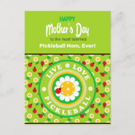 Glücklicher Muttertag für Pickleball-Mama, niedlic Postkarte