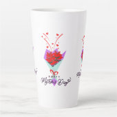 GLÜCKLICHER MUTTERTAG GESCHENK MILCHTASSE (Vorderseite)