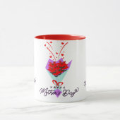 GLÜCKLICHER MUTTERTAG GESCHENK TASSE (Zentrum)