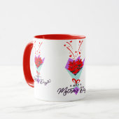 GLÜCKLICHER MUTTERTAG GESCHENK TASSE (Vorderseite Links)