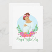 Glücklicher Muttertag - Grußkarte  Feiertagskarte (Vorne/Hinten)