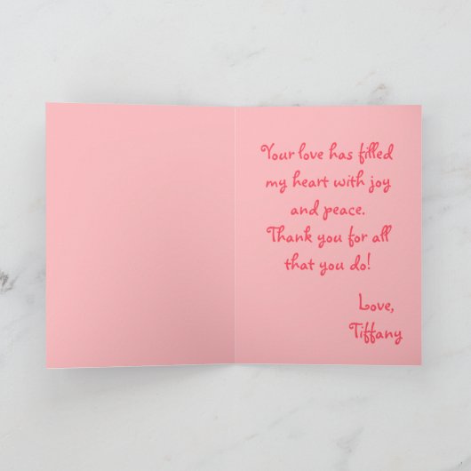 Glücklicher Muttertag Hübsch Panda Karte (Innenseite)