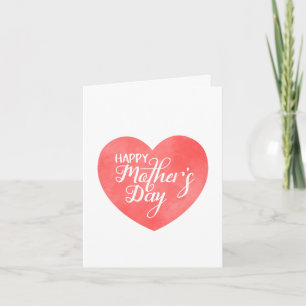 Glücklicher Muttertag im rosa Herz, Mama-Liebe