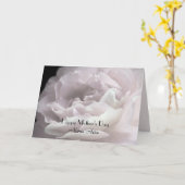 Glücklicher Muttertag, individueller Name, Rose Pe Karte (Gelbe Blume)