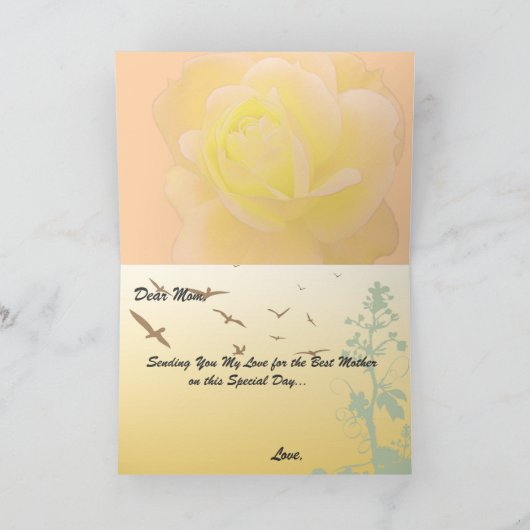 Glücklicher Muttertag Karte (Innenseite)