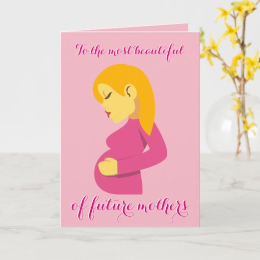 Glücklicher Muttertag Karte (Gelbe Blume)