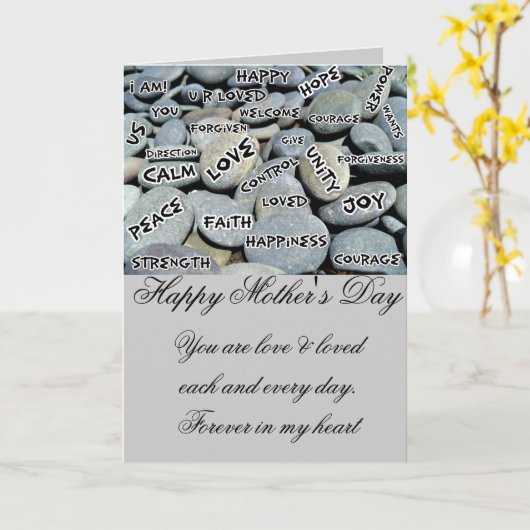 Glücklicher Muttertag_ Karte (Gelbe Blume)