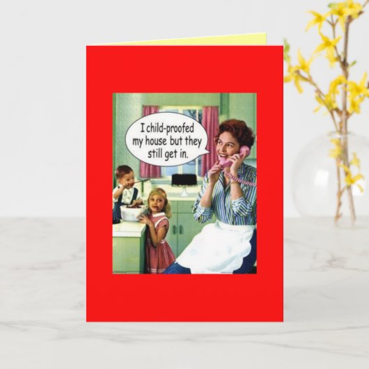 Glücklicher Muttertag! Karte (Gelbe Blume)