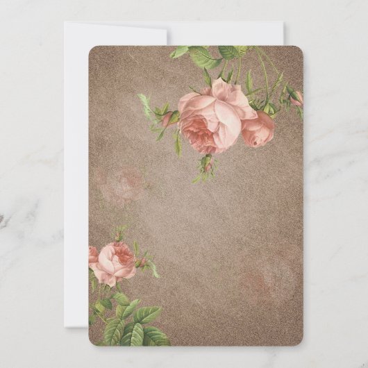 Glücklicher Muttertag - Karte, Einladung, Einladun Einladung (Rückseite)