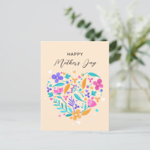Glücklicher Muttertag Karte, minimalistischer Mutt Postkarte