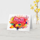 Glücklicher Muttertag (Mama)_Karte Karte (Gelbe Blume)