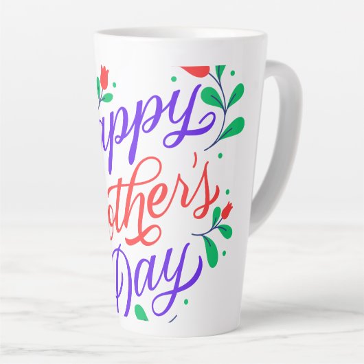 Glücklicher Muttertag Milchtasse (Rechte Ecke)