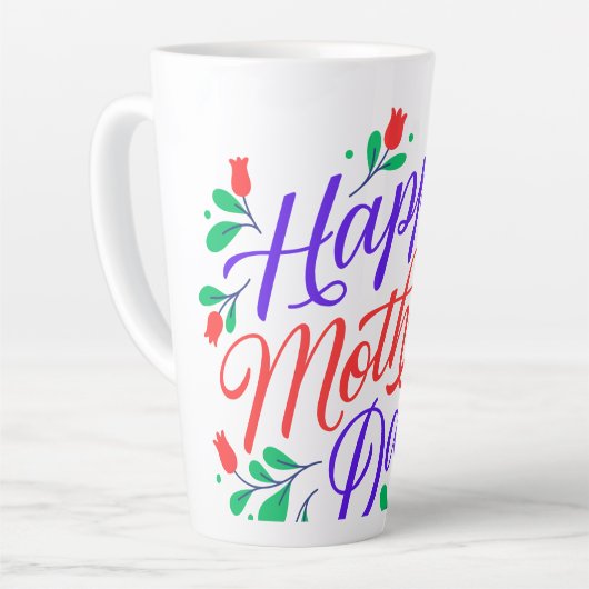 Glücklicher Muttertag Milchtasse (Linke Ecke)