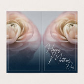 Glücklicher Muttertag mit Big Pink Rose (Außenseite Aufgefaltet)