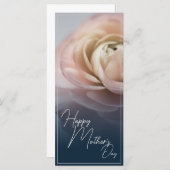 Glücklicher Muttertag mit Big Pink Rose (Vorne/Hinten)