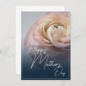 Glücklicher Muttertag mit Big Pink Rose (Vorne/Hinten)