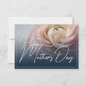 Glücklicher Muttertag mit Big Pink Rose (Vorderseite)