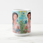 Glücklicher Muttertag mit Kindern Kaffeetasse (Mittel)