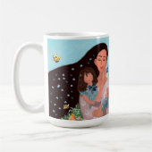 Glücklicher Muttertag mit Kindern Kaffeetasse (Links)