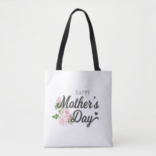 Glücklicher Muttertag mit rosa Rosen  Gesamtbeute Tasche