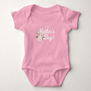 Glücklicher Muttertag mit rosa Rosen T - Shirt