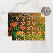 GLÜCKLICHER MUTTERTAG MITTEILUNGSKARTE (Vorderseite/Rückseite Beispiel)