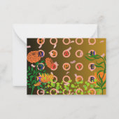 GLÜCKLICHER MUTTERTAG MITTEILUNGSKARTE (Vorderseite)