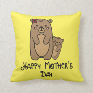 Glücklicher Muttertag, Mutterbär Kissen