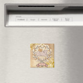 Glücklicher Muttertag Niedlich Spaß Bären und Cup Magnet (In Situ (Geschirrspüler))