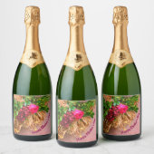 Glücklicher Muttertag, Personalisiert Schaumweinetikett (Flaschen)